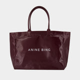 Cabas Leo - ANINE BING - Coton - Bordeaux