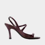 Sandales Iva - ANINE BING - Cuir - Bordeaux