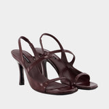 Sandales Iva - ANINE BING - Cuir - Bordeaux
