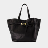 Cabas Elly Small - ANINE BING - Cuir - Noir
