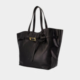 Cabas Elly Small - ANINE BING - Cuir - Noir