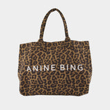 Cabas Leo - ANINE BING - Coton - Noir