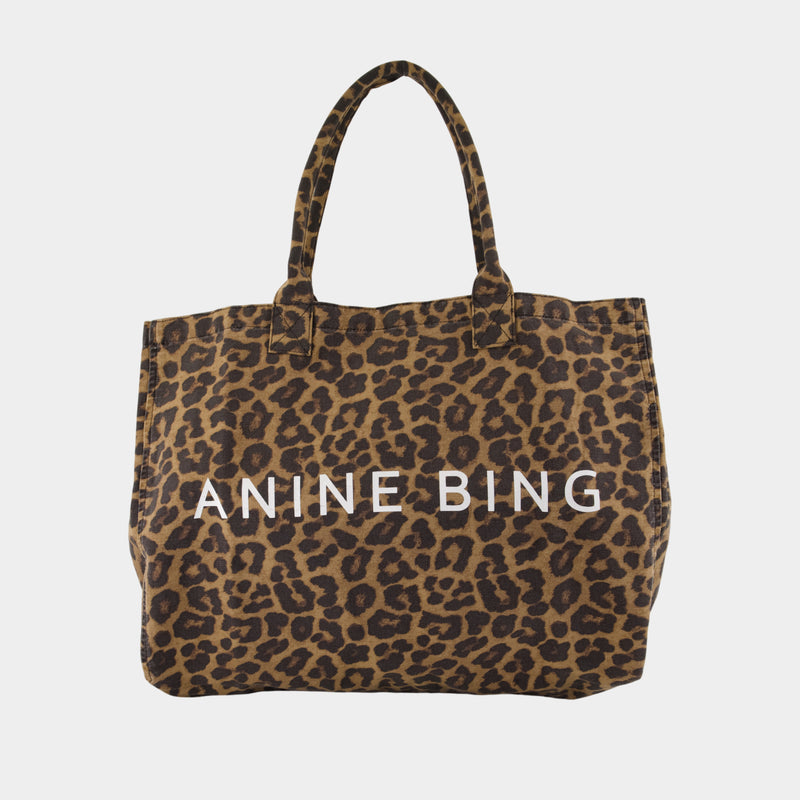 Cabas Leo - ANINE BING - Coton - Noir