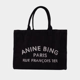 Cabas Leo - ANINE BING - Coton - Noir