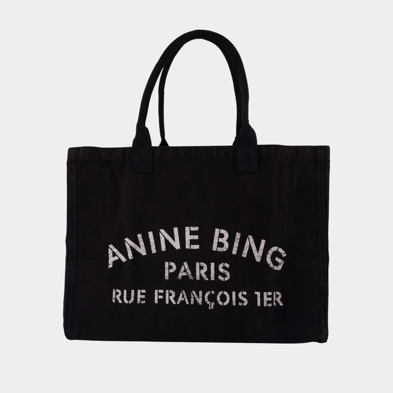 Cabas Leo - ANINE BING - Coton - Noir