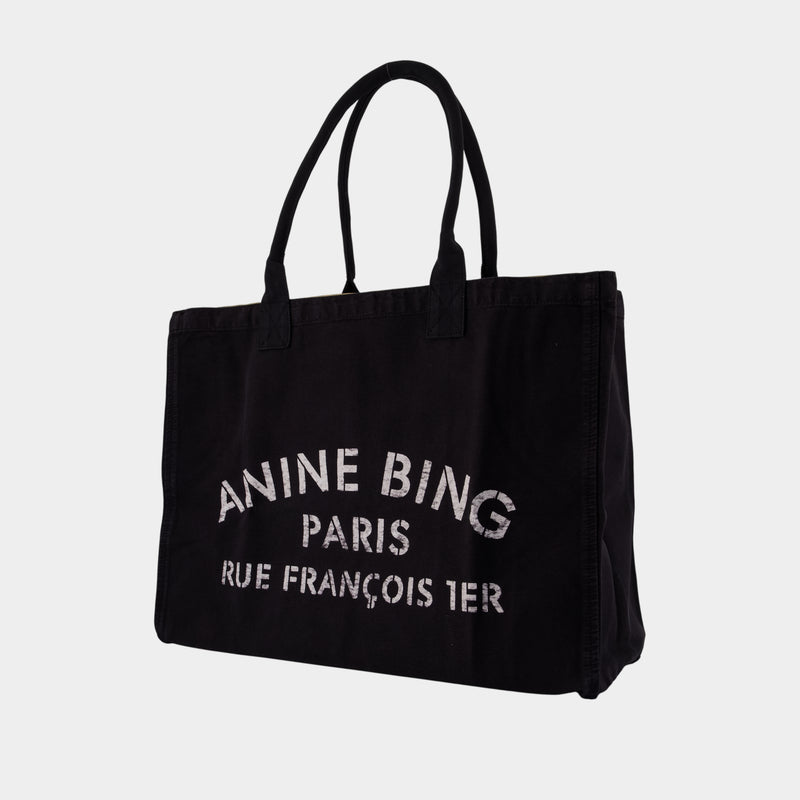 Cabas Leo - ANINE BING - Coton - Noir