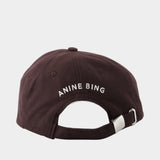 Casquette Jeremy Baseball - ANINE BING - Coton - Marron