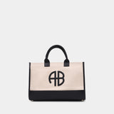 Cabas Medium Lara - ANINE BING - Coton - Beige