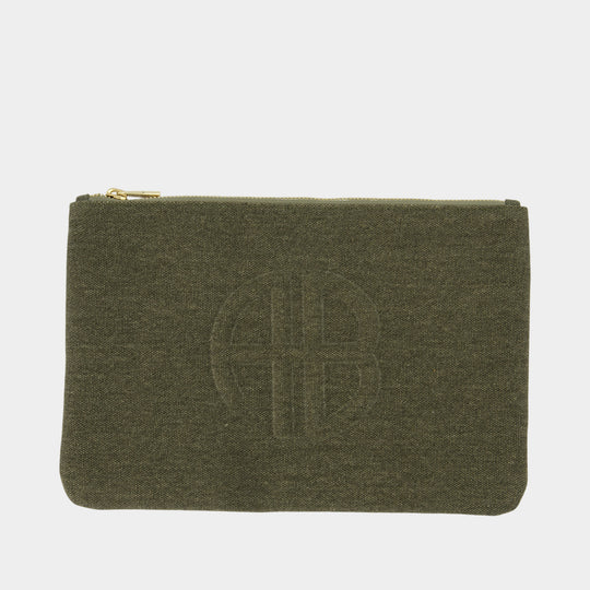 Pochette Lili - ANINE BING - Coton - Vert