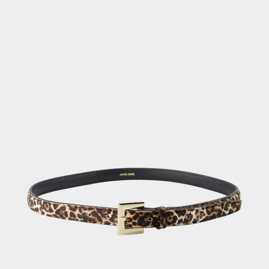 Ceinture Nicola - ANINE BING - Cuir - Noir