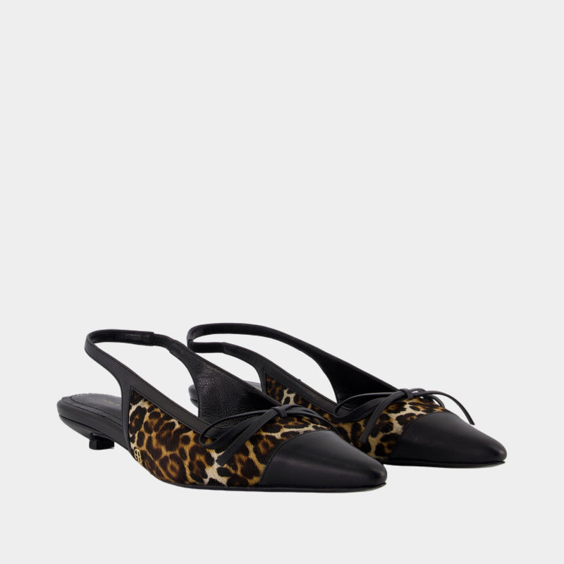 Sandales Zoey - ANINE BING - Cuir - Noir