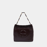 Sac Porté Épaule Kate - ANINE BING - Cuir - Bordeaux