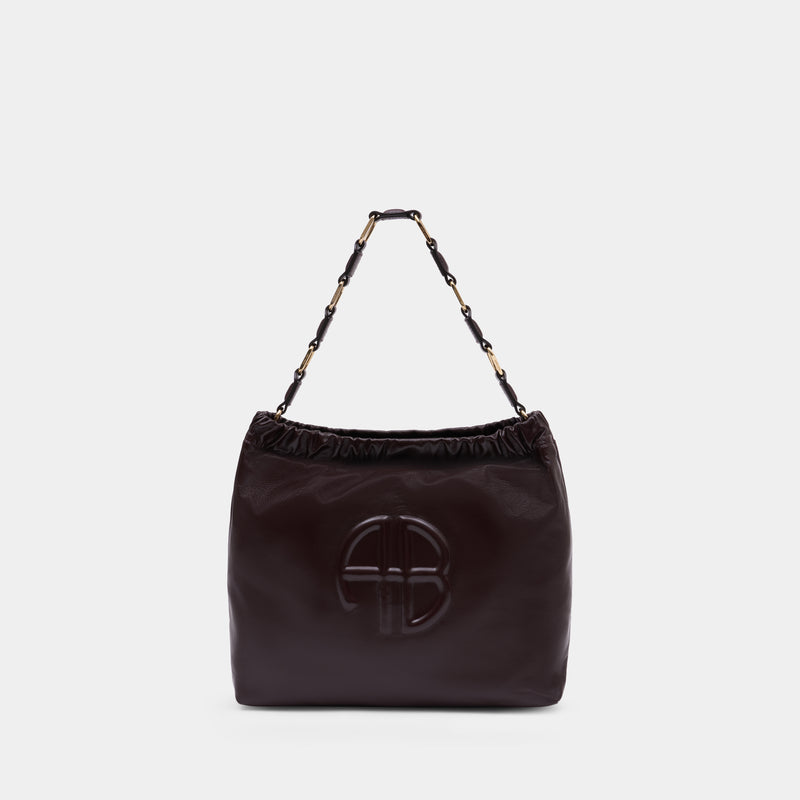Sac Porté Épaule Kate - ANINE BING - Cuir - Bordeaux