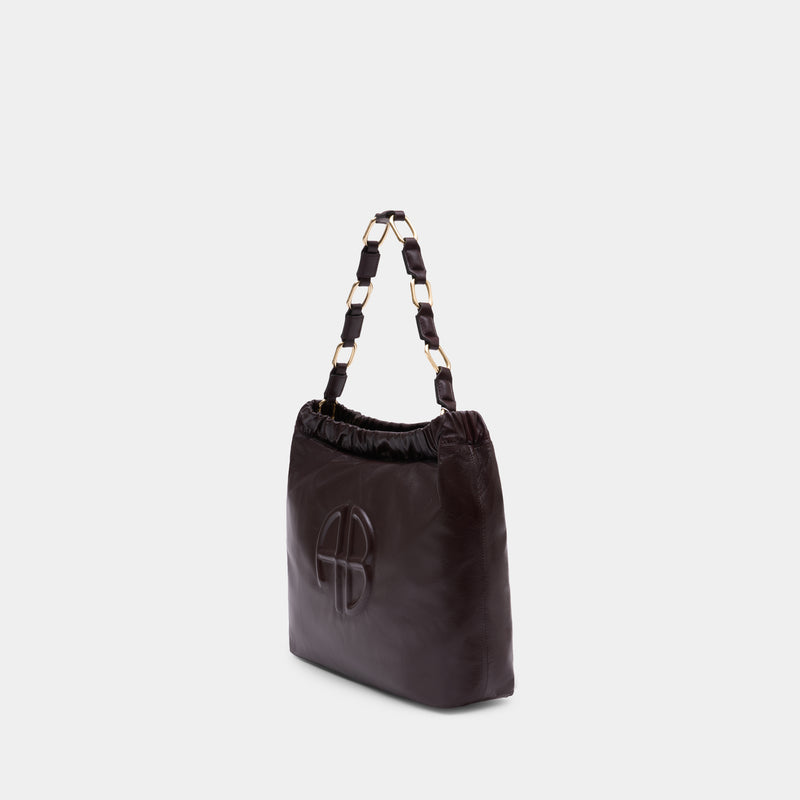 Sac Porté Épaule Kate - ANINE BING - Cuir - Bordeaux