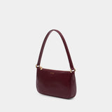 Sac Porté Épaule Mini Elly - ANINE BING - Cuir - Bordeaux