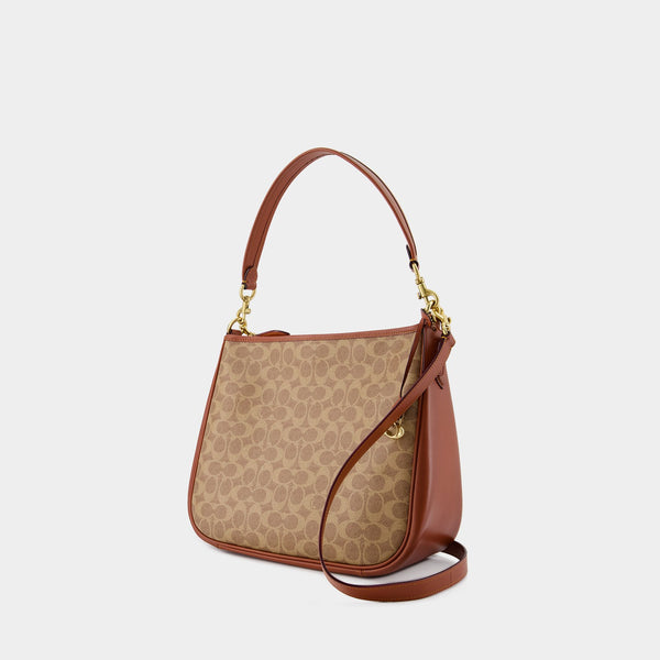 Sac Porté Épaule Cary - Coach - Cuir - Tan Rust