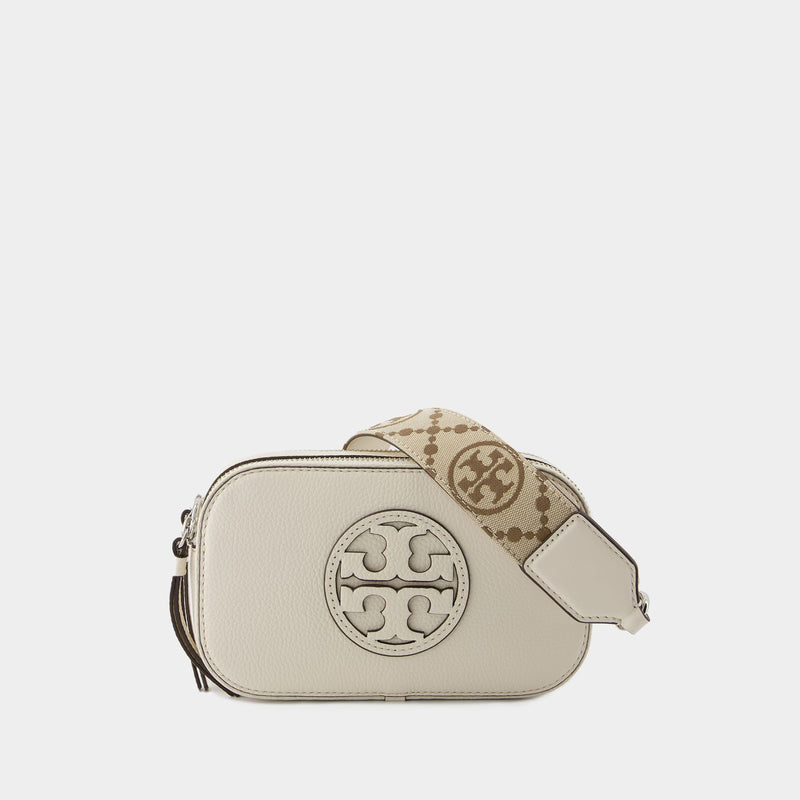 Sac À Bandoulière Miller Mini - Tory Burch - Cuir - New Ivory