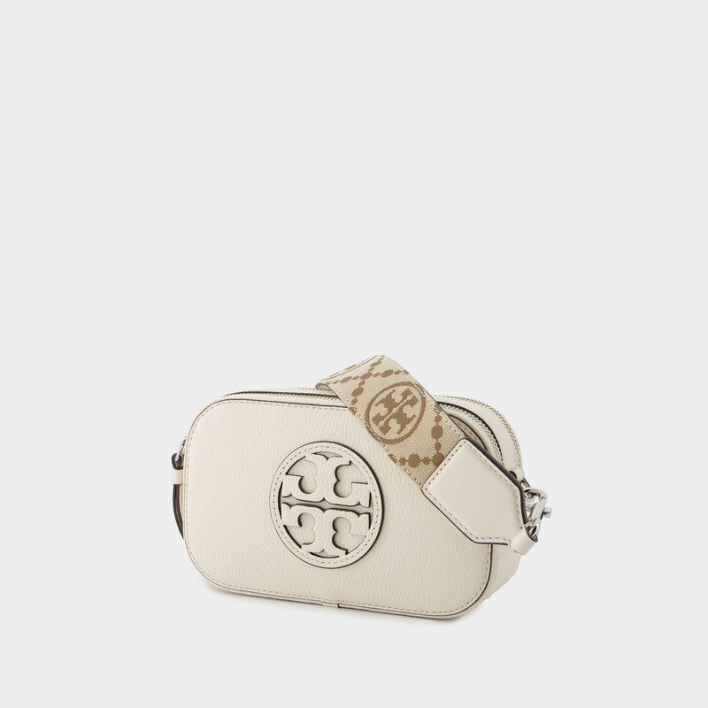 Sac À Bandoulière Miller Mini - Tory Burch - Cuir - New Ivory