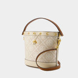 Sac à bandoulière Bucket - Tory Burch - Coton - Ivoire