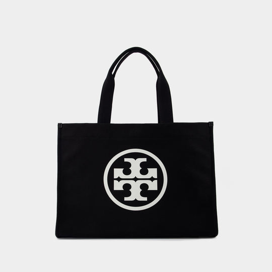 Cabas Ella - Tory Burch - Coton - Noir