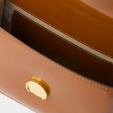 Sac À Main Robinson Small Top Handle - Tory Burch - Cuir - Marron
