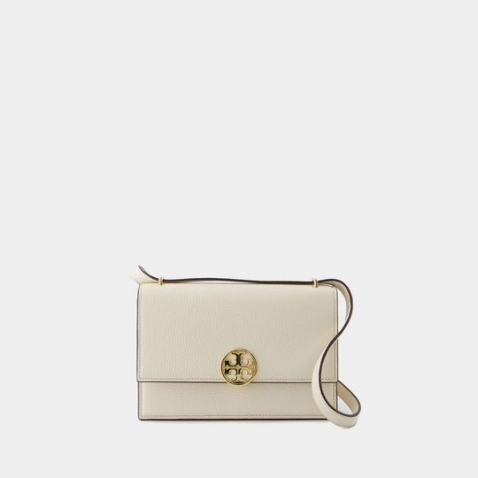 Sac Porté Épaule Miller - Tory Burch - Cuir - Light Cream