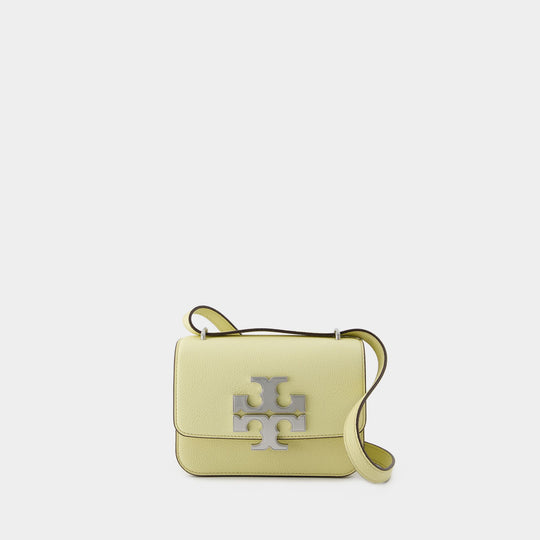 Sac Eleanor Pebbled Small Convertible - Tory Burch - Cuir - Lemon