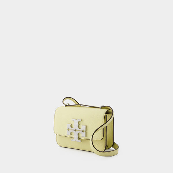 Sac Eleanor Pebbled Small Convertible - Tory Burch - Cuir - Lemon