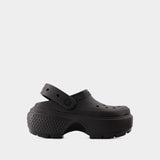 Sandales Stomp - Crocs - Synthétique - Noir