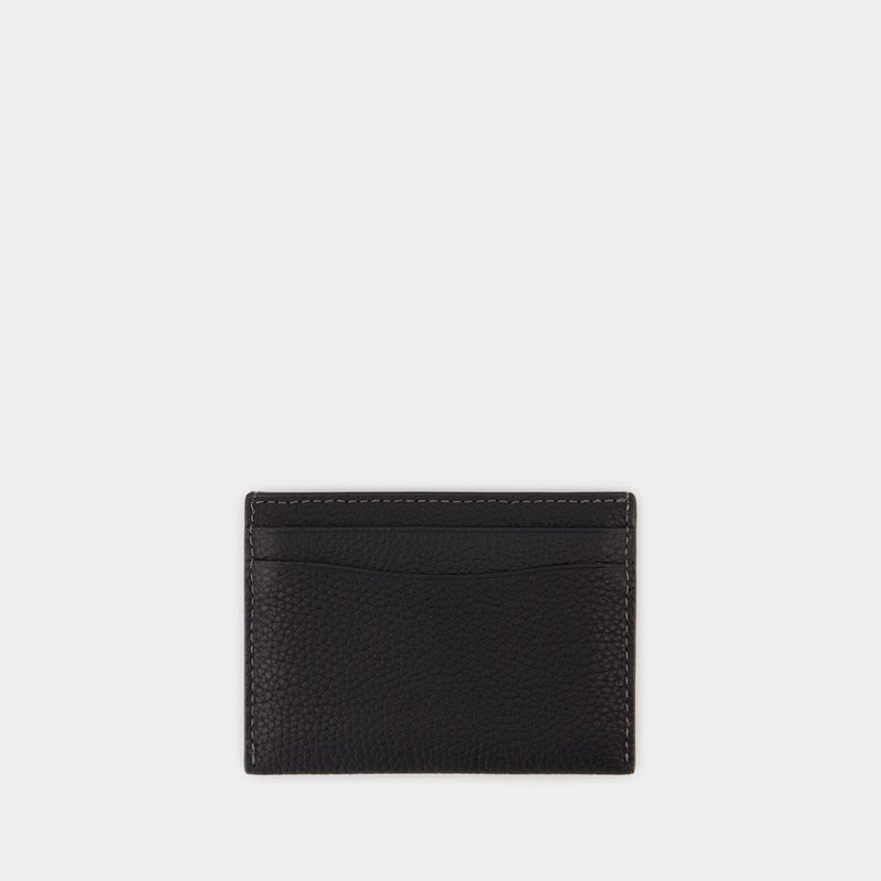 Porte Carte Essential - Coach - Cuir - Noir