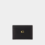 Porte Carte Essential - Coach - Cuir - Noir