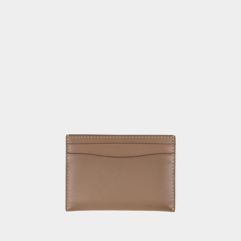 Porte Carte Essential - Coach - Cuir - Gris