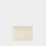 Porte Carte Essential - Coach - Cuir - Beige