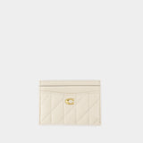 Porte Carte Essential - Coach - Cuir - Beige