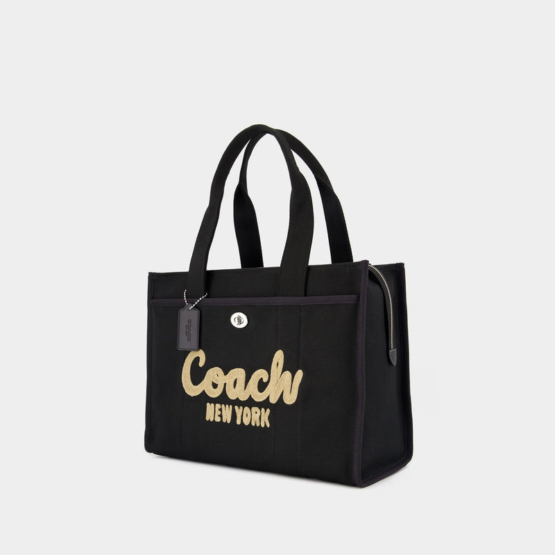 Cabas Cargo 42 - Coach - Coton - Noir