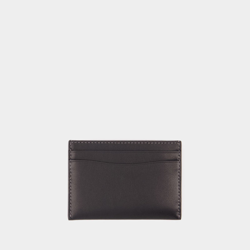 Porte Carte Essential - Coach - Cuir - Noir