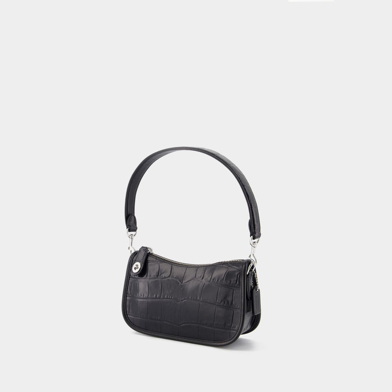 Sac Hobo Swinger 20 - Coach - Cuir - Noir