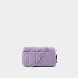 Pochette Pillow Tabby Wristlet - Coach - Cuir - Violet