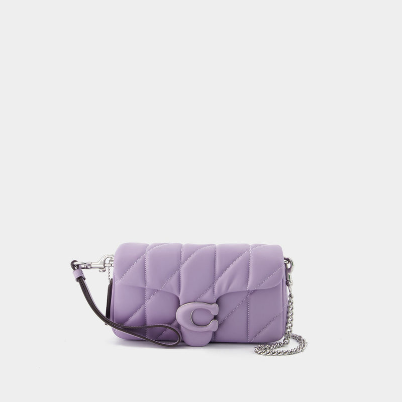 Pochette Pillow Tabby Wristlet - Coach - Cuir - Violet