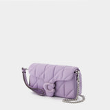 Pochette Pillow Tabby Wristlet - Coach - Cuir - Violet