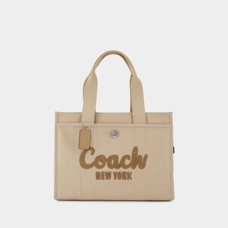 Cabas Cargo Tote 42 - Coach - Coton - Neutre