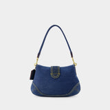 Sac Porté Épaule Soho - Coach - Coton - Bleu