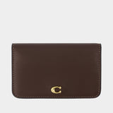 Porte-Carte Essential Slim - Coach - Cuir - Marron