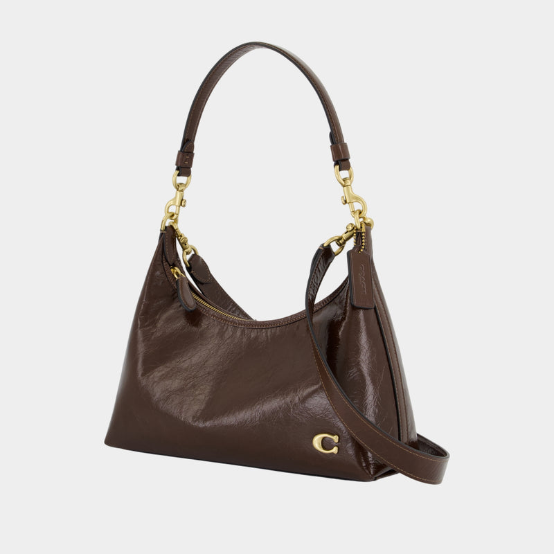 Sac Porté Épaule Juliet - Coach - Cuir - Marron