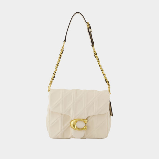 Sac Porté Épaule Tabby - Coach - Cuir - Blanc