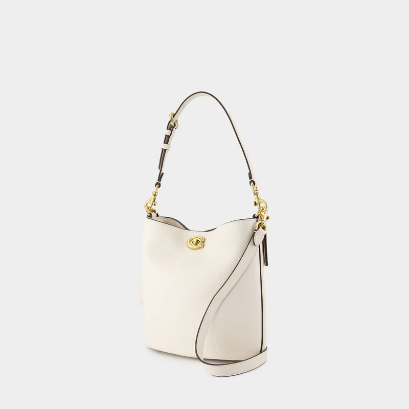 Sac À Bandoulière Willow Soft 19 - Coach - Cuir - Beige