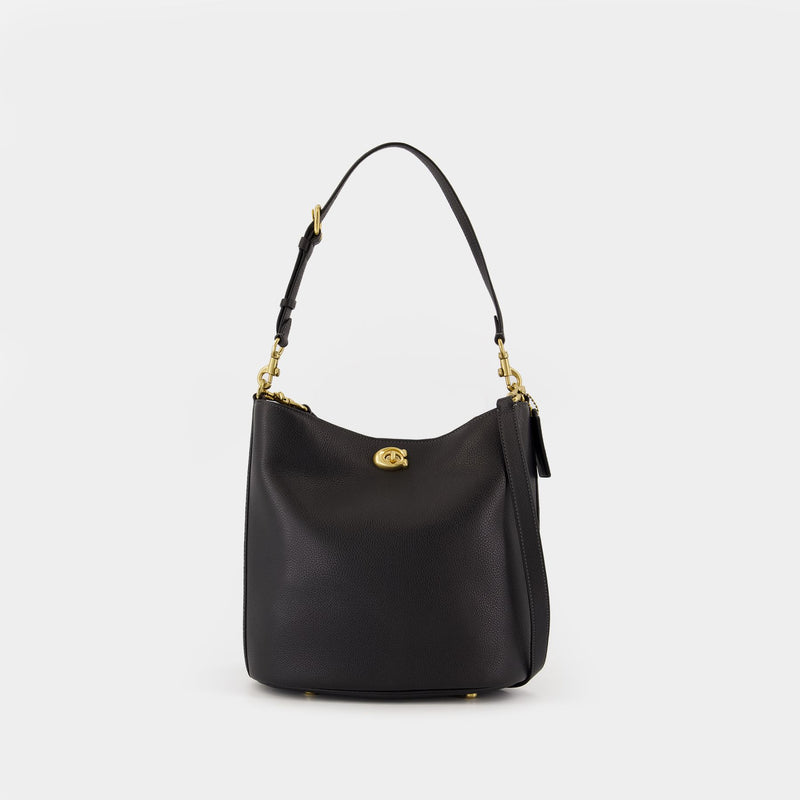 Sac À Bandoulière Willow Soft - Coach - Cuir - Noir