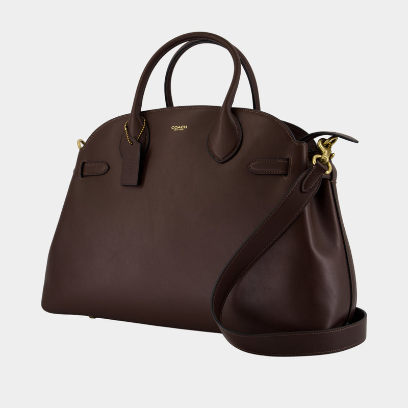 Cabas Soft Empire 40 - Coach - Cuir - Marron
