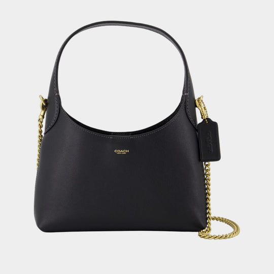 Sac Porté Épaule Brooklyn Shoulder Bag 23 - Coach - Cuir - Noir