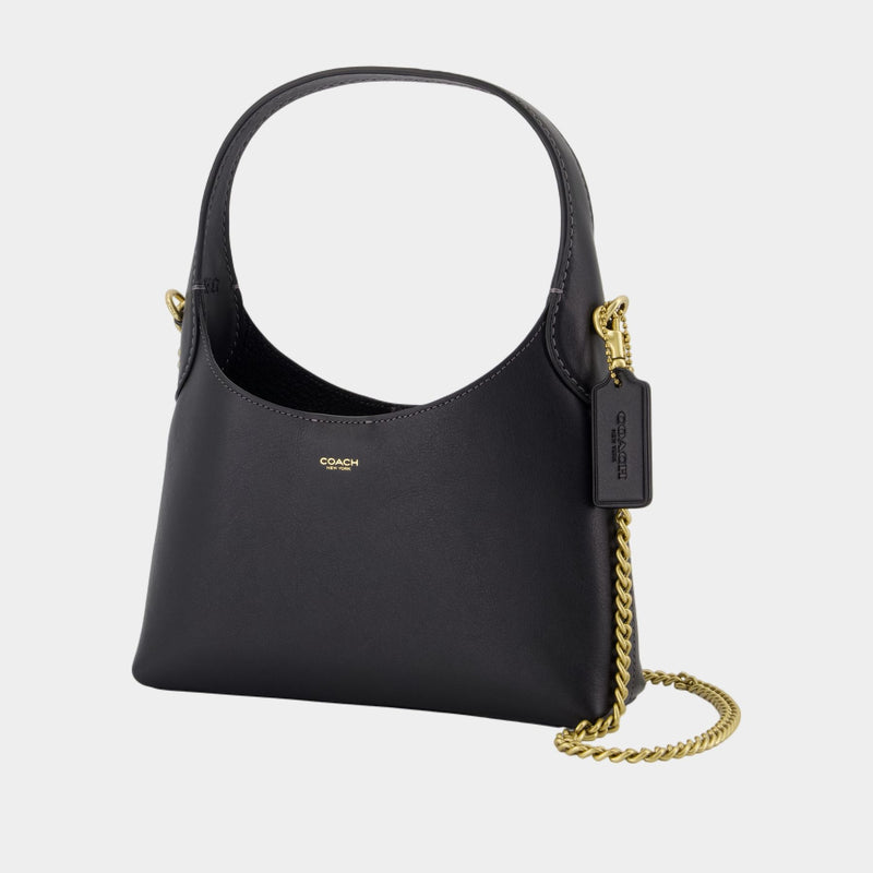 Sac Porté Épaule Brooklyn Shoulder Bag 23 - Coach - Cuir - Noir
